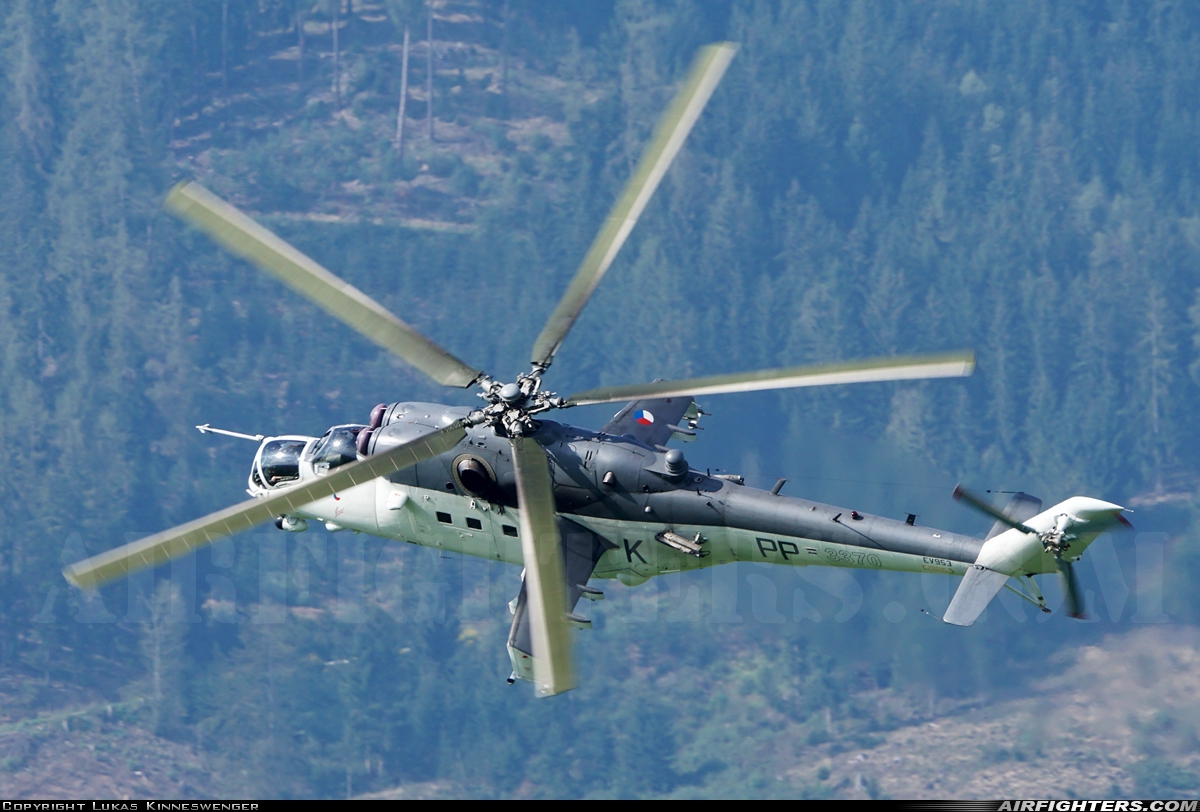Czech Republic - Air Force Mil Mi-35 (Mi-24V) 3370 at Zeltweg (LOXZ), Austria