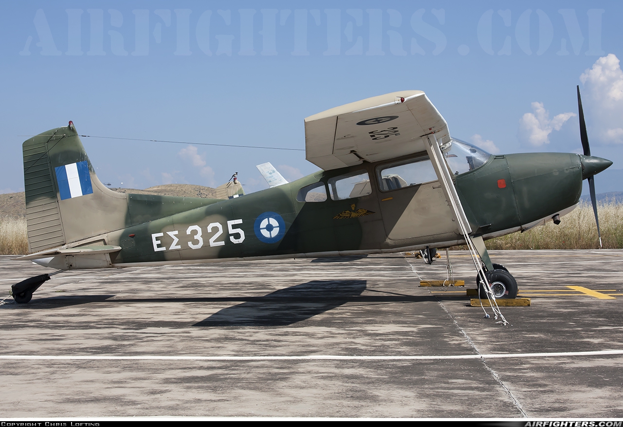 Greece - Army Cessna U-17A Skywagon ES325 at Stefanovikion (LGSV), Greece