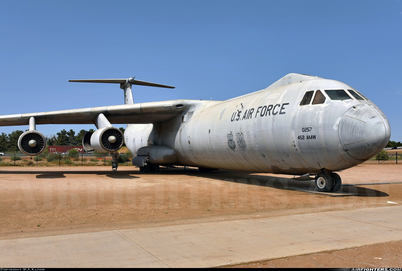 USA - Air Force Lockheed C-141B Starlifter (L-300) 65-0257 at Riverside - March ARB (AFB / Field) (RIV / KRIV), USA