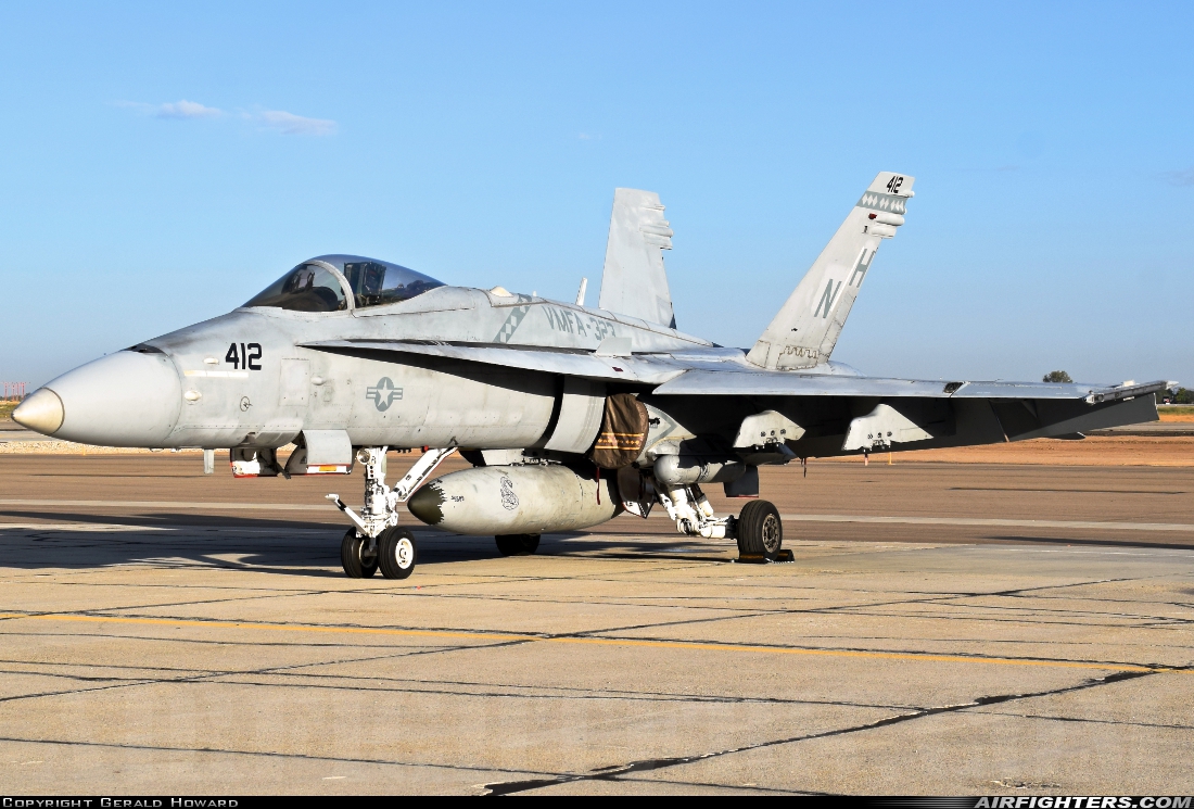 USA - Navy McDonnell Douglas F/A-18C Hornet 164715 at Boise - Air Terminal / Gowen Field (Municipal) (BOI / KBOI), USA