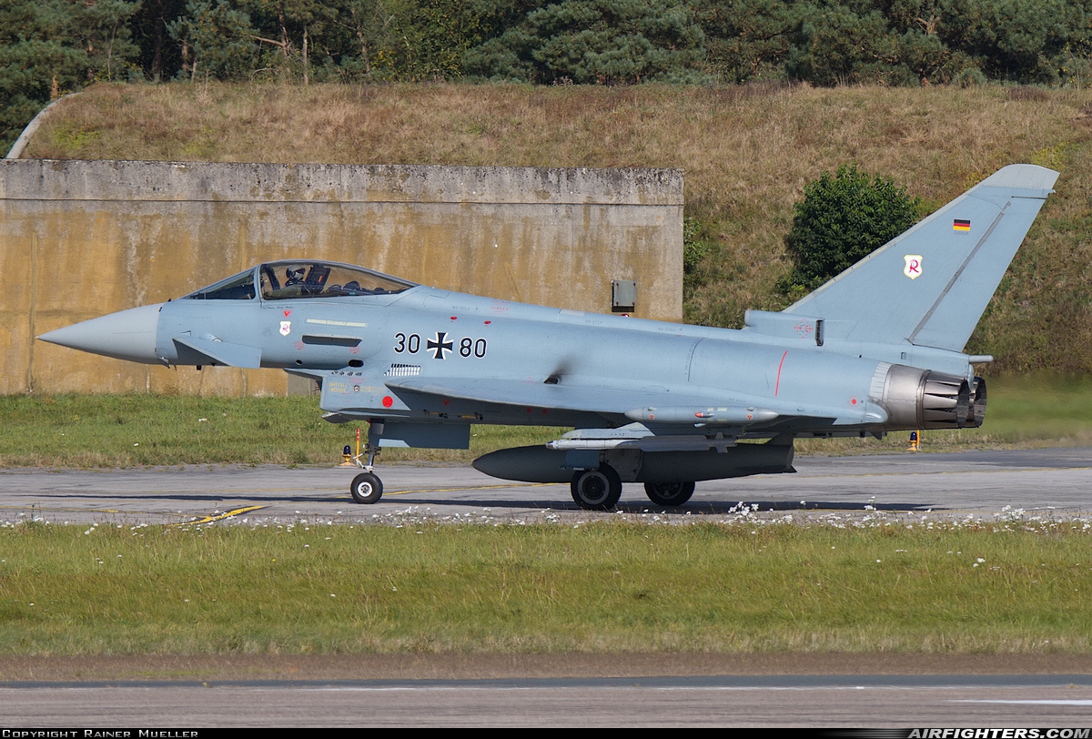 Germany - Air Force Eurofighter EF-2000 Typhoon S 30+80 at Wittmundhafen (Wittmund) (ETNT), Germany