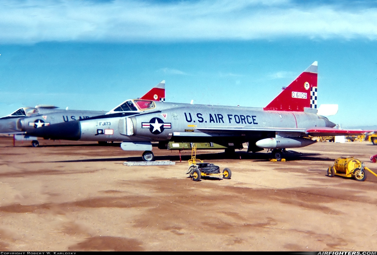USA - Air Force Convair F-102A Delta Dagger (8-10) 56-1109 at Tucson - Davis-Monthan AFB (DMA / KDMA), USA