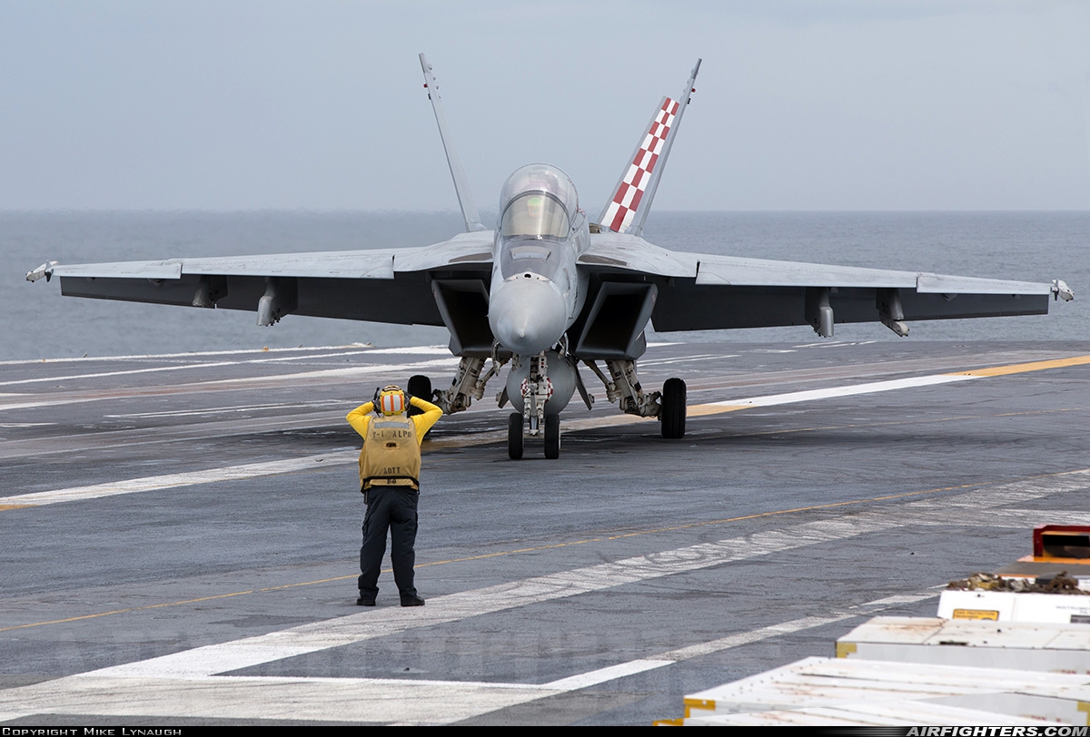 USA - Navy Boeing F/A-18F Super Hornet 166797 at Off-Airport - Atlantic Ocean, International Airspace