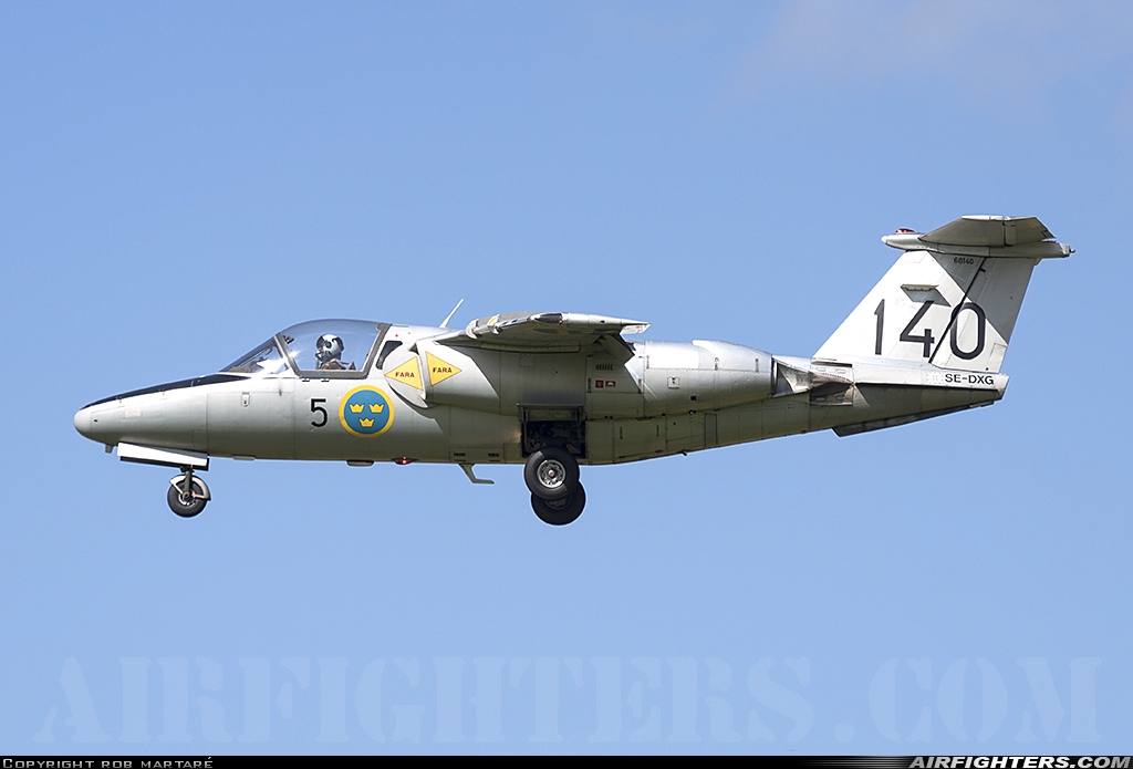 Private - Swedish Air Force Historic Flight Saab Sk60A (105) SE-DXG at Kleine Brogel (EBBL), Belgium