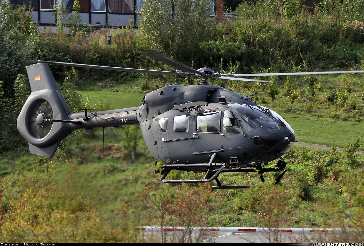 Germany - Air Force Eurocopter EC-645T2 76+08 at Eckernfoerde Naval Station, Germany