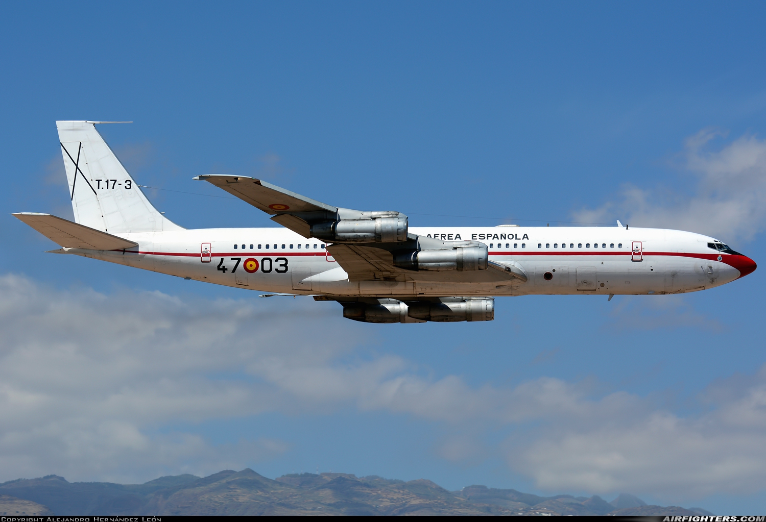 Spain - Air Force Boeing 707-368C T.17-3 at Gran Canaria (- Las Palmas / Gando) (LPA / GCLP), Spain