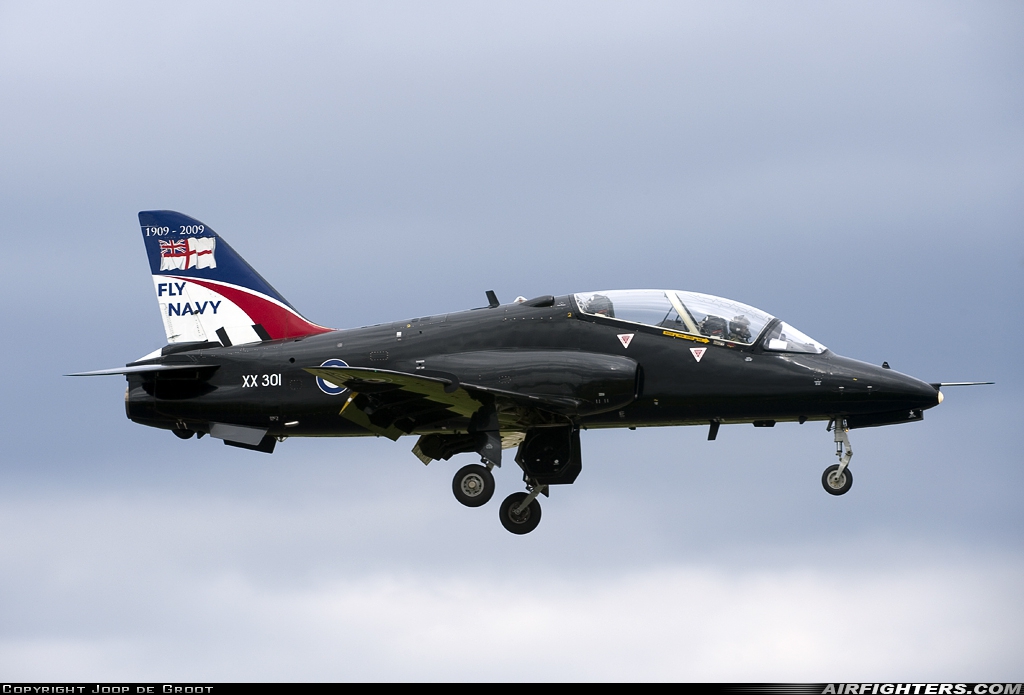 UK - Navy British Aerospace Hawk T.1A XX301 at Lossiemouth (LMO / EGQS), UK