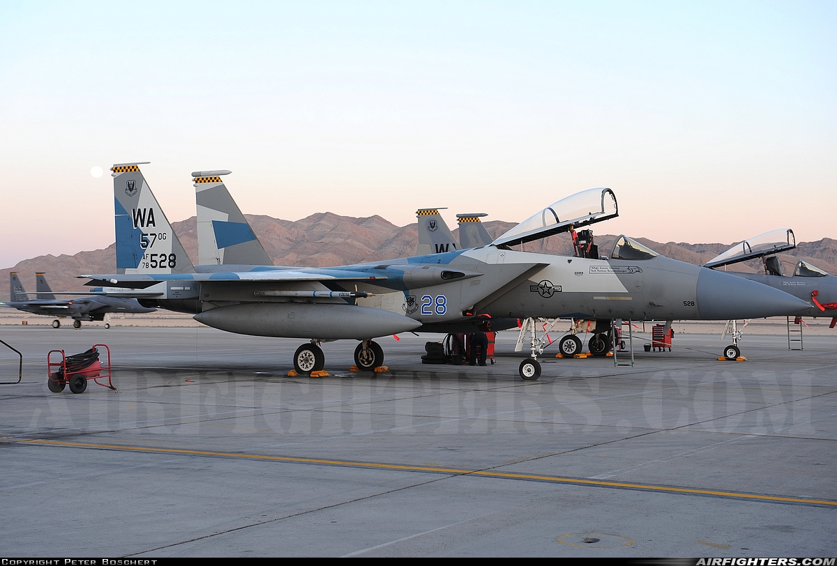 USA - Air Force McDonnell Douglas F-15C Eagle 78-0528 at Las Vegas - Nellis AFB (LSV / KLSV), USA