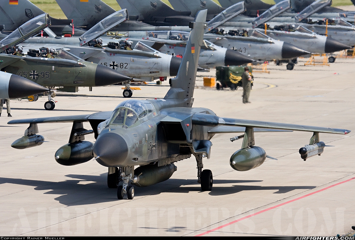 Germany - Air Force Panavia Tornado IDS 45+34 at Rostock - Laage (RLG / ETNL), Germany