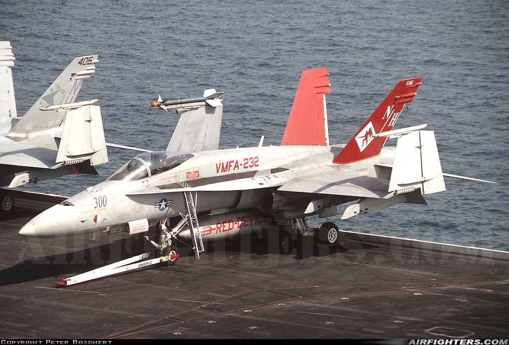 USA - Marines McDonnell Douglas F/A-18A+ Hornet 162856 at Off-Airport - Arabian Sea, International Airspace