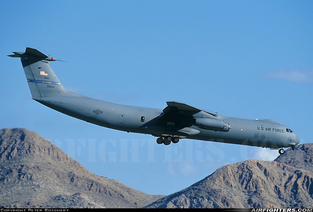 USA - Air Force Lockheed C-141B Starlifter (L-300) 67-0003 at Las Vegas - Nellis AFB (LSV / KLSV), USA