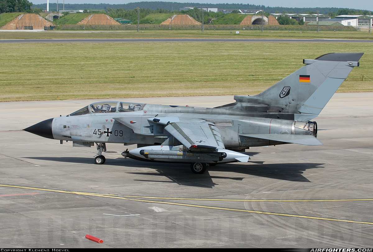 Germany - Air Force Panavia Tornado IDS 45+09 at Rostock - Laage (RLG / ETNL), Germany