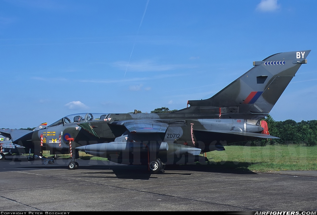 UK - Air Force Panavia Tornado GR4 ZD712 at Laarbruch (EDUL / ETUL), Germany