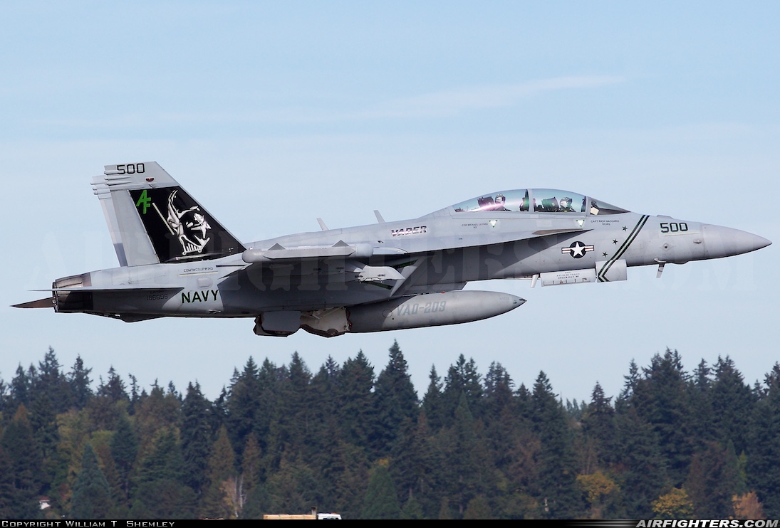 USA - Navy Boeing EA-18G Growler 166895 at Portland - Int. (PDX / KPDX), USA