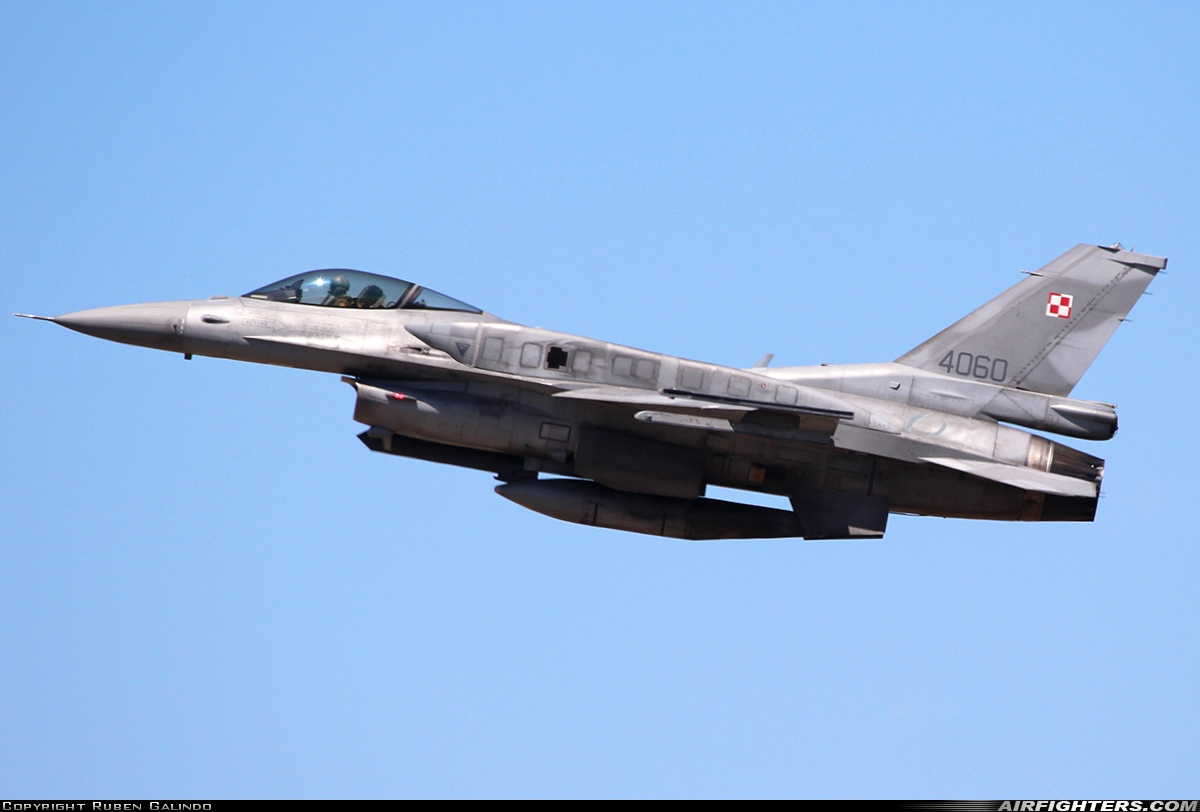 Germany - Air Force General Dynamics F-16C Fighting Falcon 4060 at Zaragoza (ZAZ / LEZG), Spain