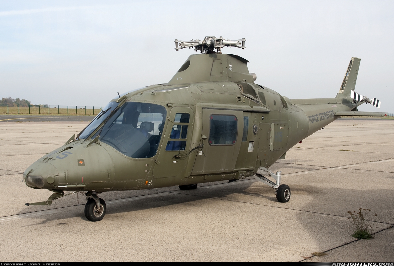 Belgium - Army Agusta A-109HA (A-109BA) H15 at Kassel-Caldern (EDVK/KSF), Germany