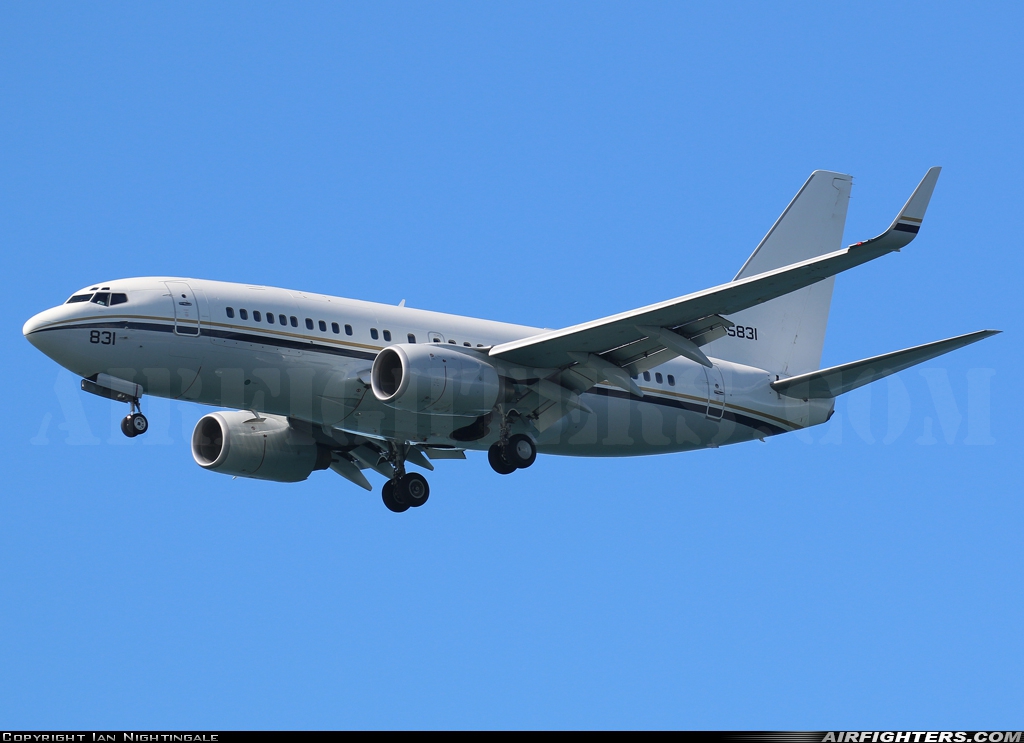 USA - Navy Boeing C-40A Clipper (737-7AFC) 165831 at Oak Harbor - Whidbey Island NAS / Ault Field (NUW), USA