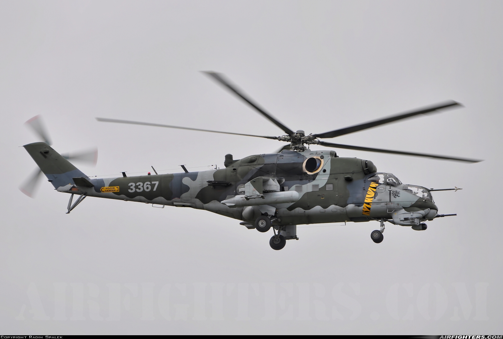 Czech Republic - Air Force Mil Mi-35 (Mi-24V) 3367 at Cambrai - Epinoy (LFQI), France