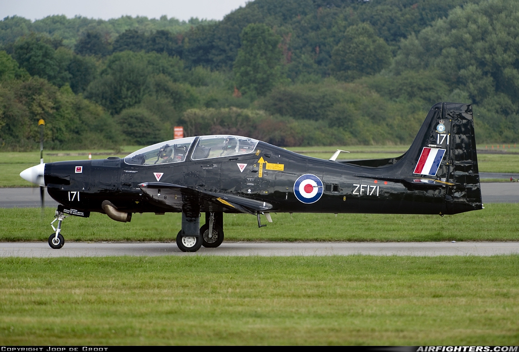 UK - Air Force Short Tucano T1 ZF171 at Linton on Ouse (EGXU), UK