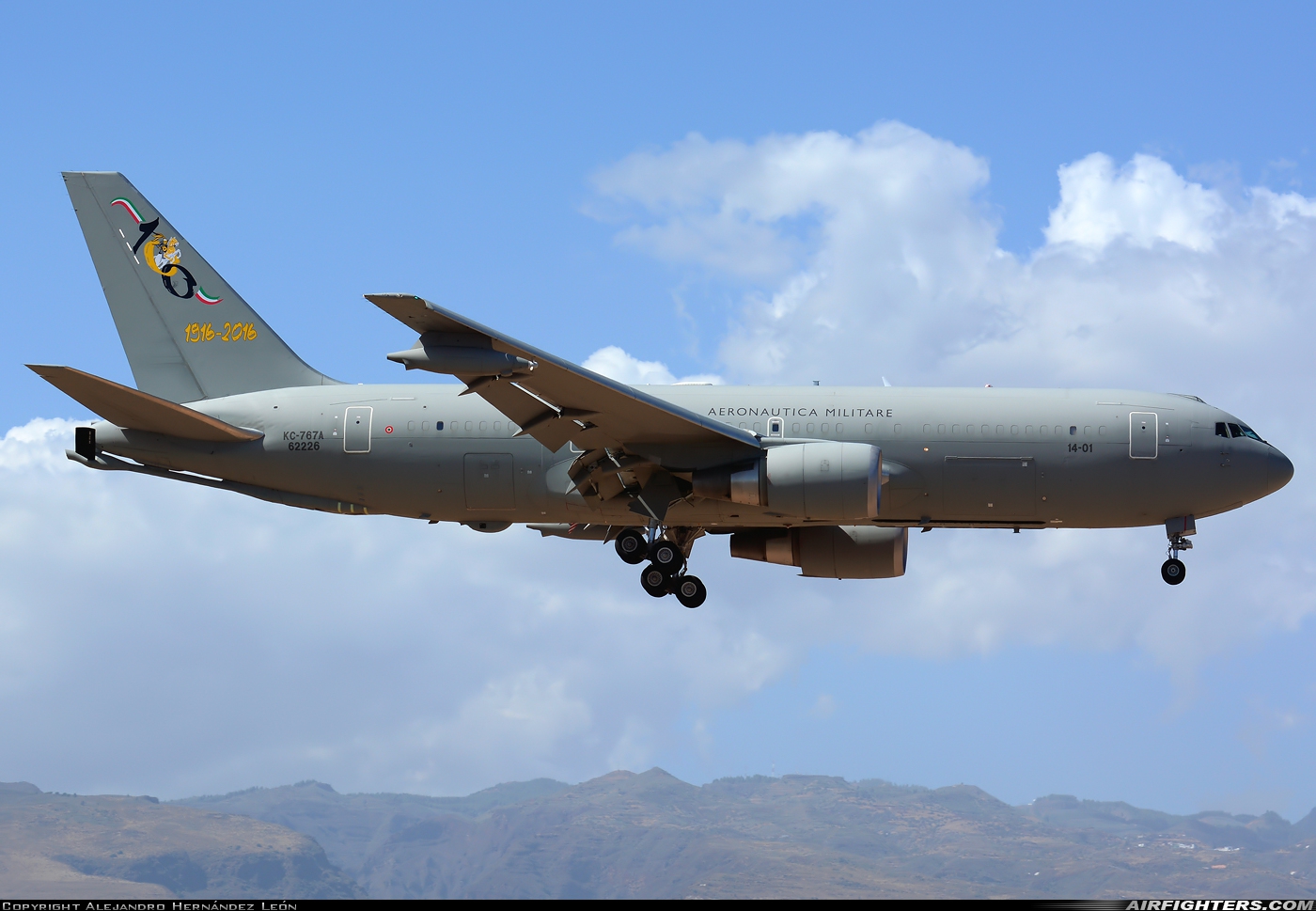 Italy - Air Force Boeing KC-767A (767-2EY/ER) MM62226 at Gran Canaria (- Las Palmas / Gando) (LPA / GCLP), Spain