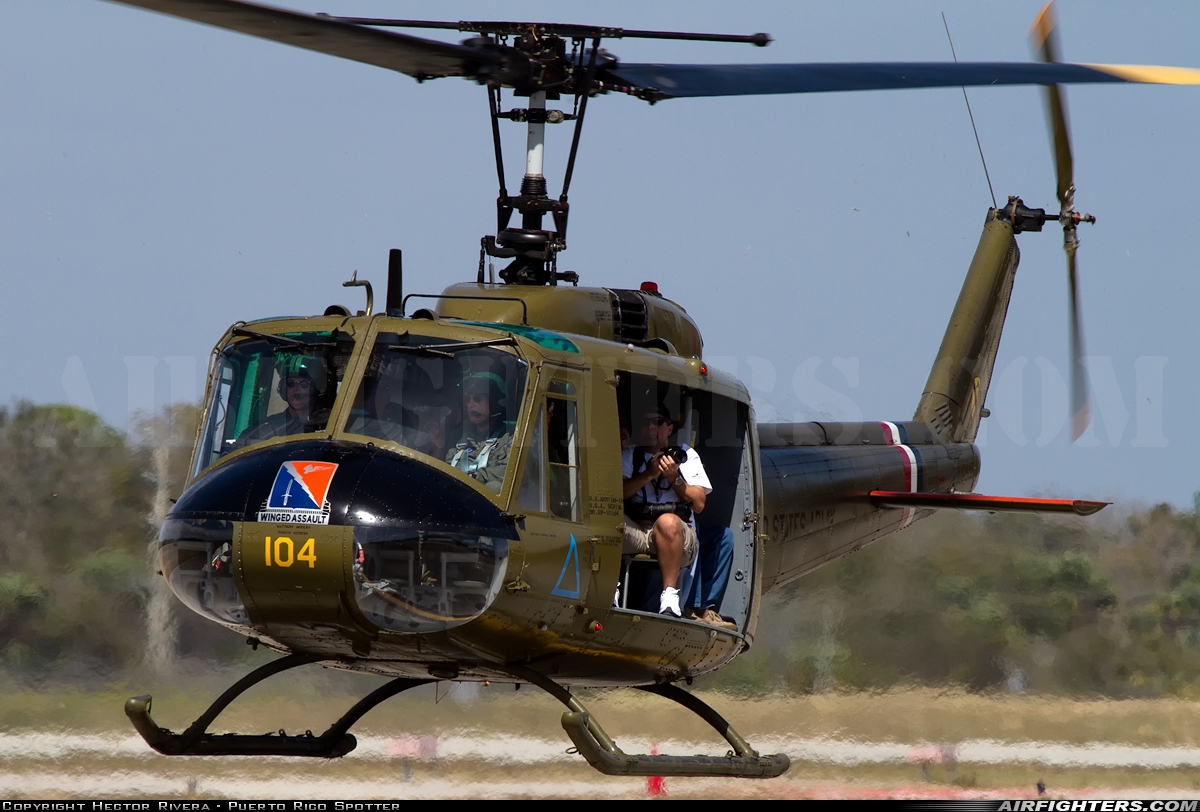 Private Bell UH-1F Iroquois (204) N104HF at Titusville (/ Cocoa Beach) - Space Coast Regional, USA