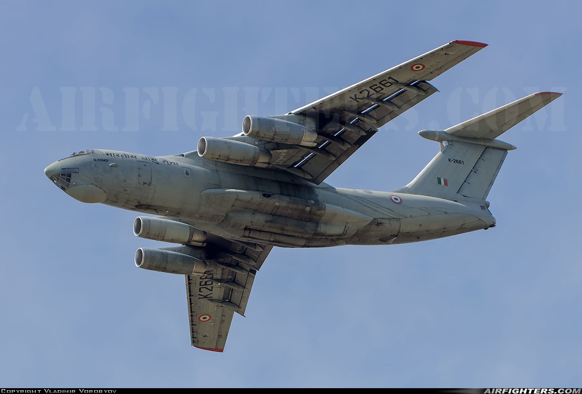 India - Air Force Ilyushin IL-76MD K2661 at Moscow - Zhukovsky (Ramenskoye) (UUBW), Russia
