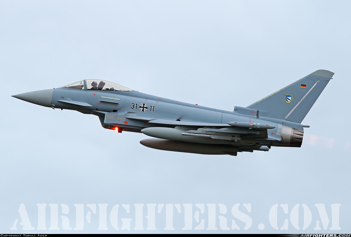 Germany - Air Force Eurofighter EF-2000 Typhoon S 31+11 at Schleswig (- Jagel) (WBG / ETNS), Germany