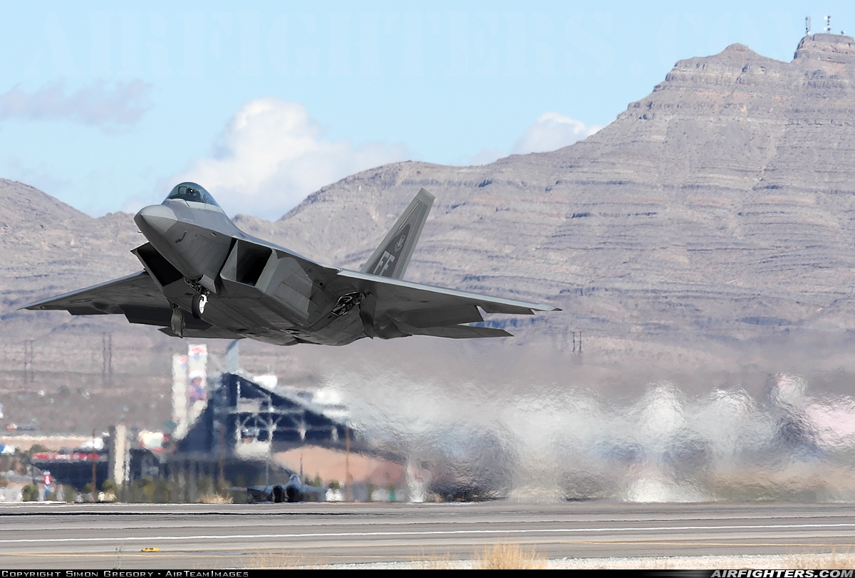 USA - Air Force Lockheed Martin F-22A Raptor 03-4061 at Las Vegas - Nellis AFB (LSV / KLSV), USA