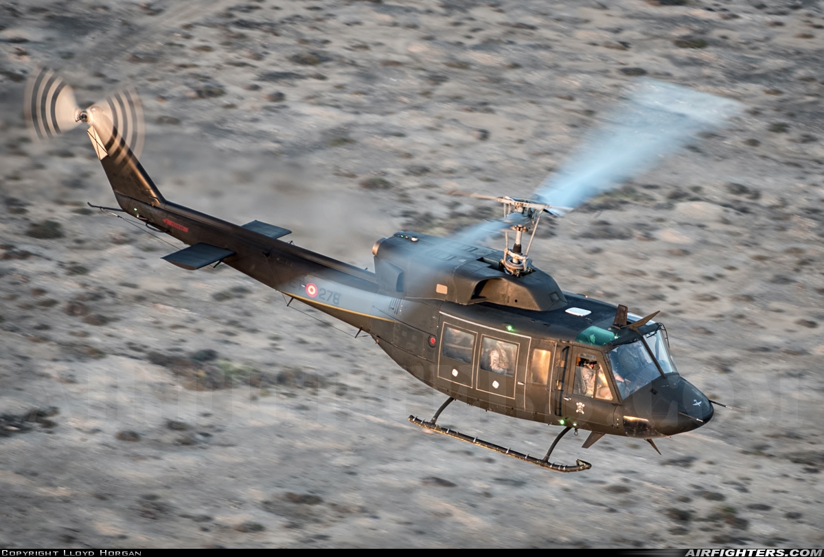 Spain - Army Bell 212 HU.18-17 at In Flight, Spain