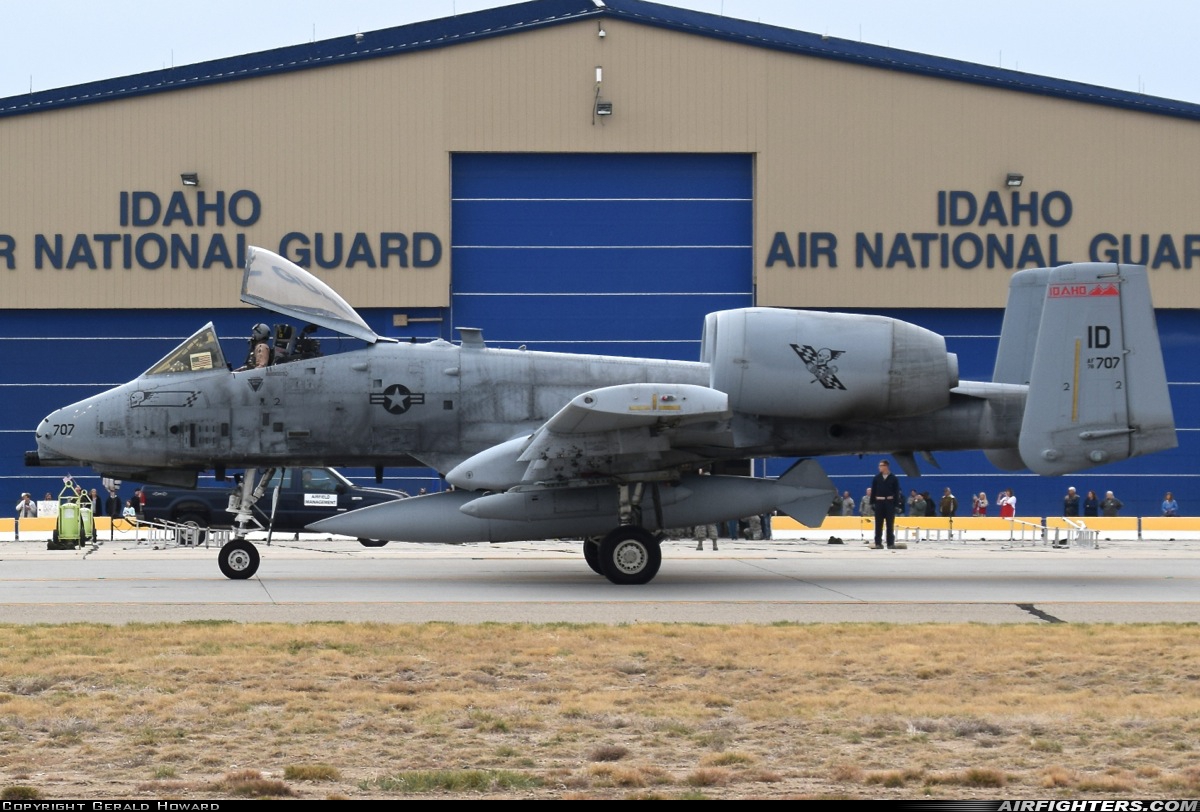 USA - Air Force Fairchild A-10C Thunderbolt II 78-0707 at Boise - Air Terminal / Gowen Field (Municipal) (BOI / KBOI), USA