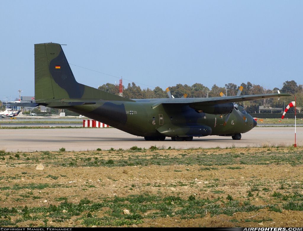 Germany - Air Force Transport Allianz C-160D 50+73 at Malaga (AGP / LEMG), Spain