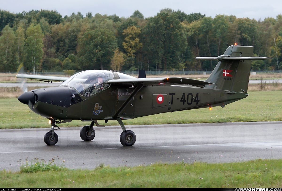 Denmark - Air Force Saab MFI T-17 Supporter T-404 at Celle-Arloh (ETHC), Germany
