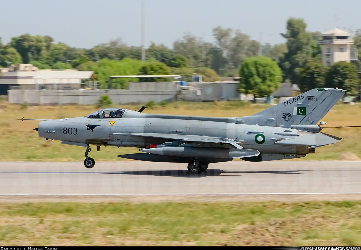 Pakistan - Air Force Chengdu F-7PG 01-803 at Withheld, Pakistan