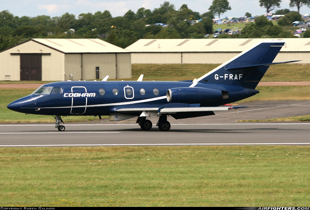 Company Owned - Cobham Aviation Dassault Falcon 20 G-FRAF at Fairford (FFD / EGVA), UK