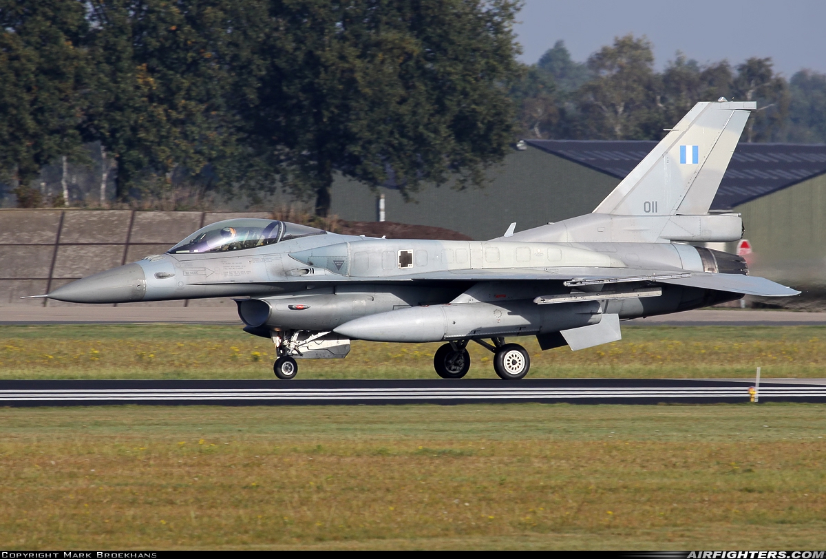 Greece - Air Force General Dynamics F-16C Fighting Falcon 011 at Uden - Volkel (UDE / EHVK), Netherlands