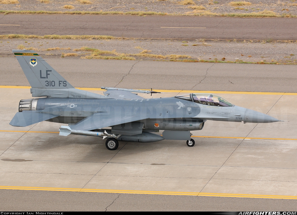 USA - Air Force General Dynamics F-16C Fighting Falcon 90-0768 at Glendale (Phoenix) - Luke AFB (LUF / KLUF), USA