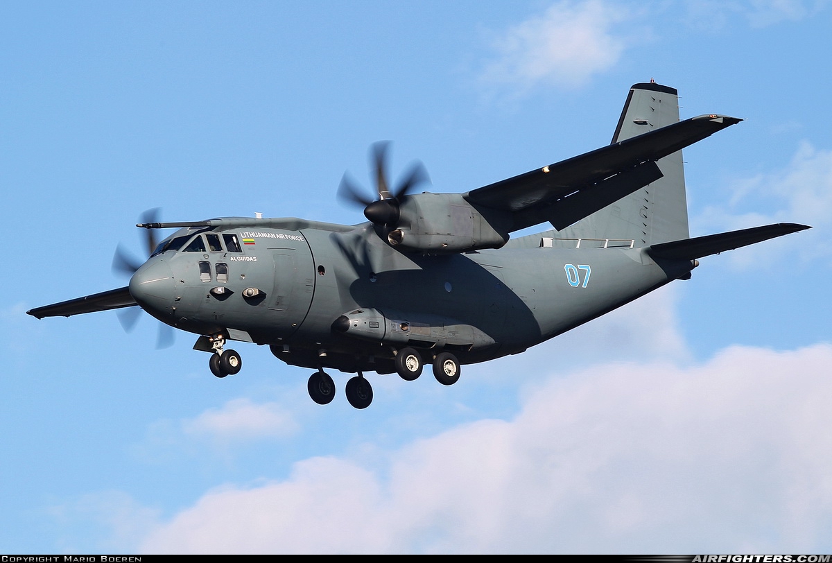 Lithuania - Air Force Alenia Aermacchi C-27J Spartan 07 at Eindhoven (- Welschap) (EIN / EHEH), Netherlands