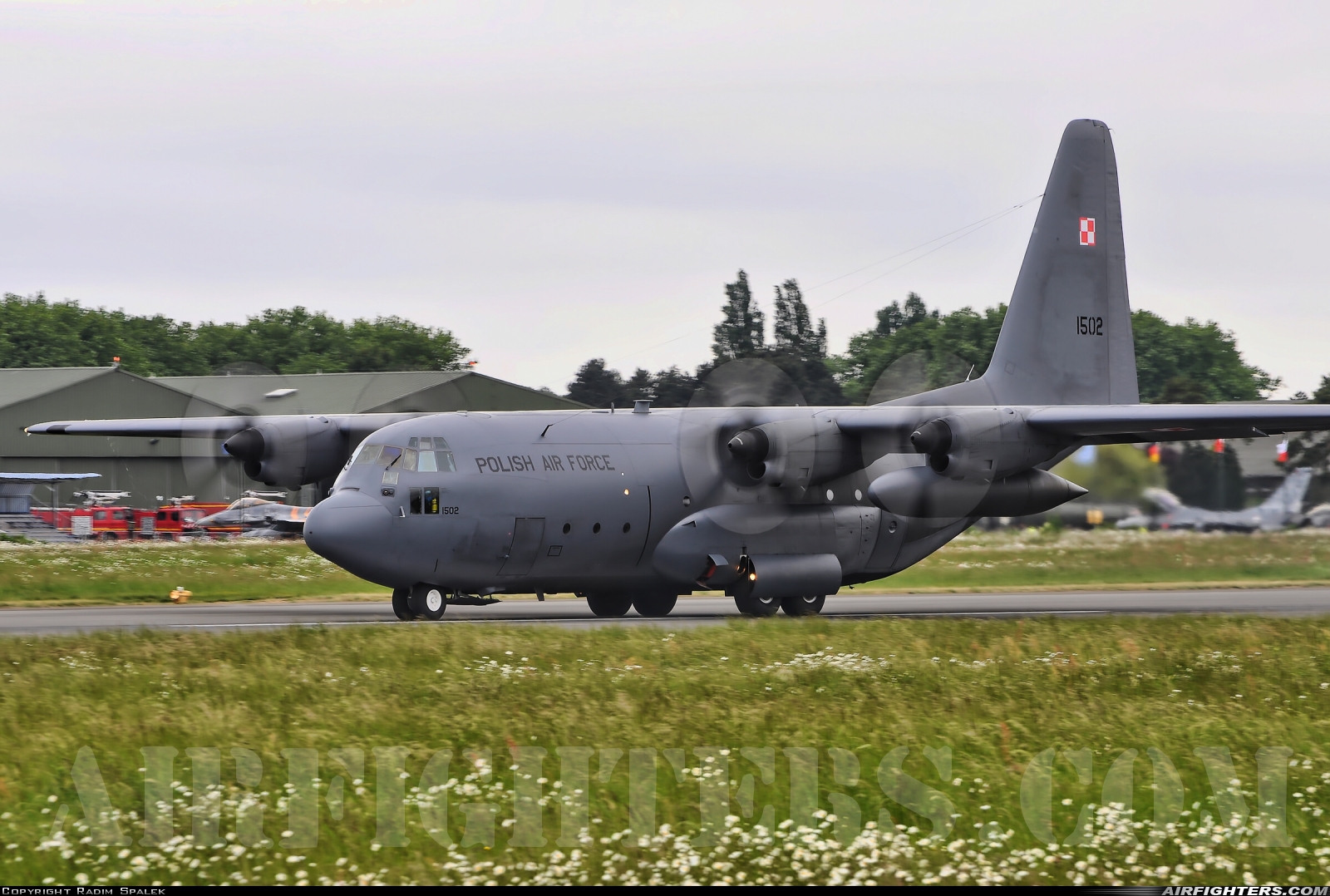 Poland - Air Force Lockheed C-130E Hercules (L-382) 1502 at Cambrai - Epinoy (LFQI), France