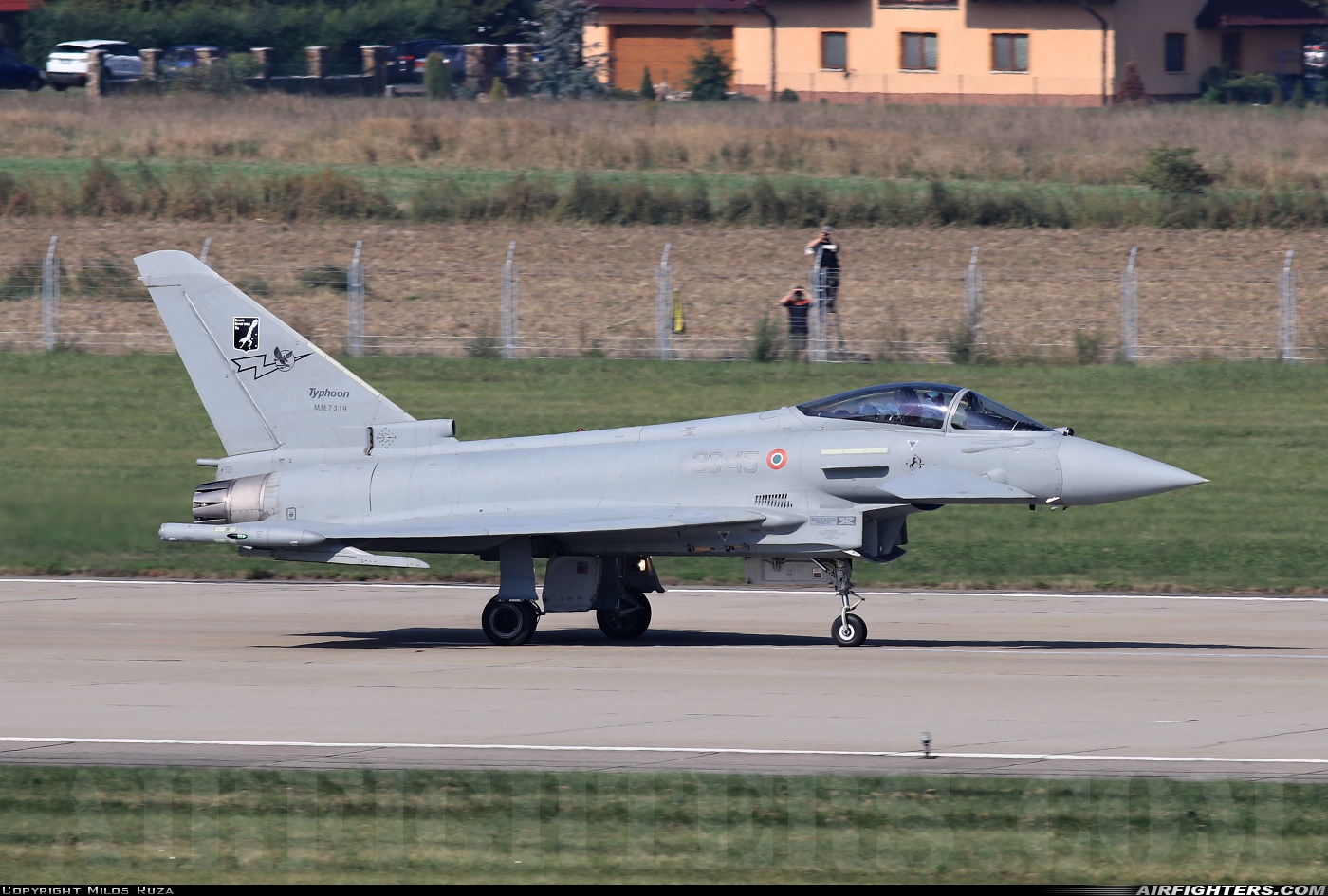 Italy - Air Force Eurofighter F-2000A Typhoon (EF-2000S) MM7319 at Ostrava - Mosnov (OSR / LKMT), Czech Republic