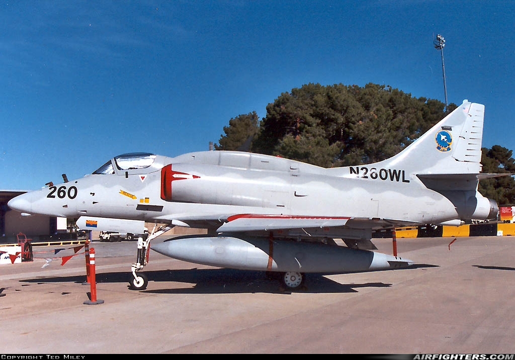 Company Owned - BAe Systems Douglas A-4N Skyhawk N260WL at Phoenix (Chandler) - Williams Gateway (AFB) (CHD / IWA / KIWA), USA
