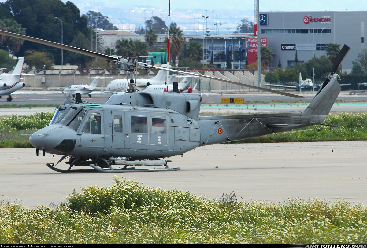 Spain - Navy Agusta-Bell AB-212ASW HA.18-14 at Malaga (AGP / LEMG), Spain