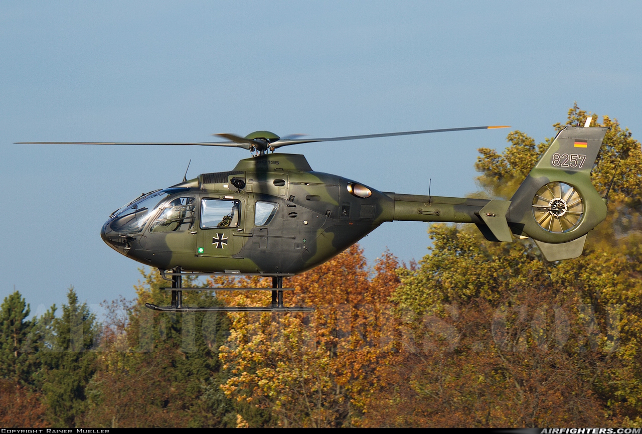 Germany - Army Eurocopter EC-135T1 82+57 at Buckeburg (- Achum) (ETHB), Germany