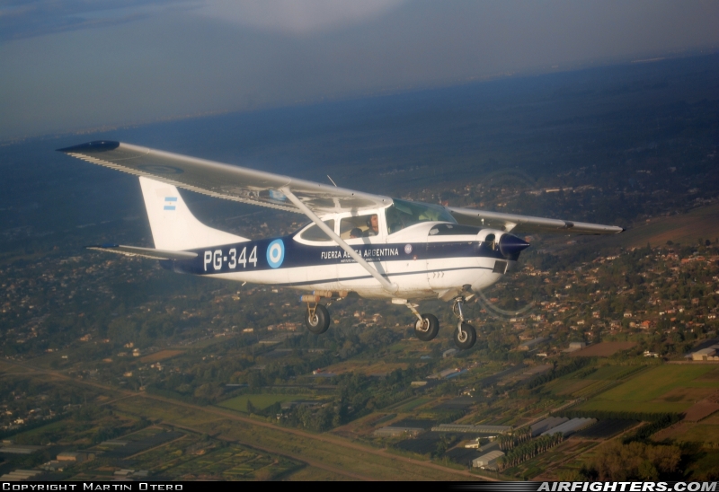 Argentina - Air Force Cessna/DINFIA Ce-182J PG-344 at In Flight, Argentina