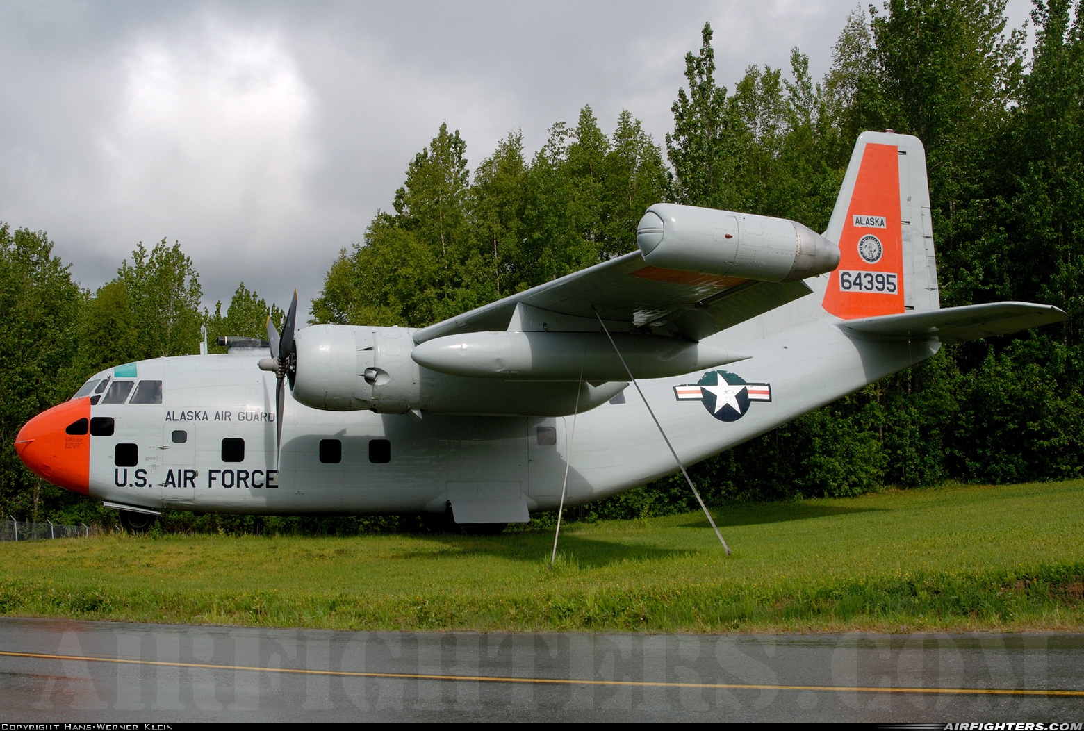 USA - Air Force Fairchild C-123B Provider 56-4395 at Anchorage - Ted Stevens Int. (ANC / PANC), USA