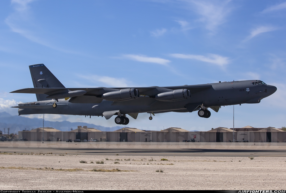 USA - Air Force Boeing B-52H Stratofortress 61-0013 at Las Vegas - Nellis AFB (LSV / KLSV), USA