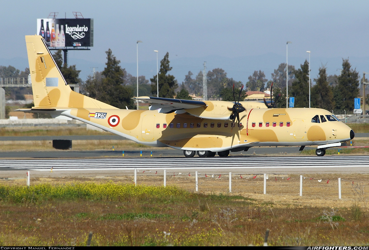 Egypt - Air Force CASA C-295M 125 at Seville (- San Pablo) (SVQ / LEZL), Spain