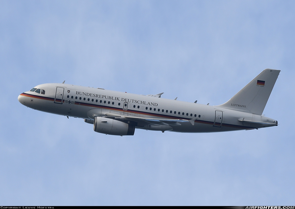 Germany - Air Force Airbus A319-133X 15+01 at Off-Airport - Meppen, Germany