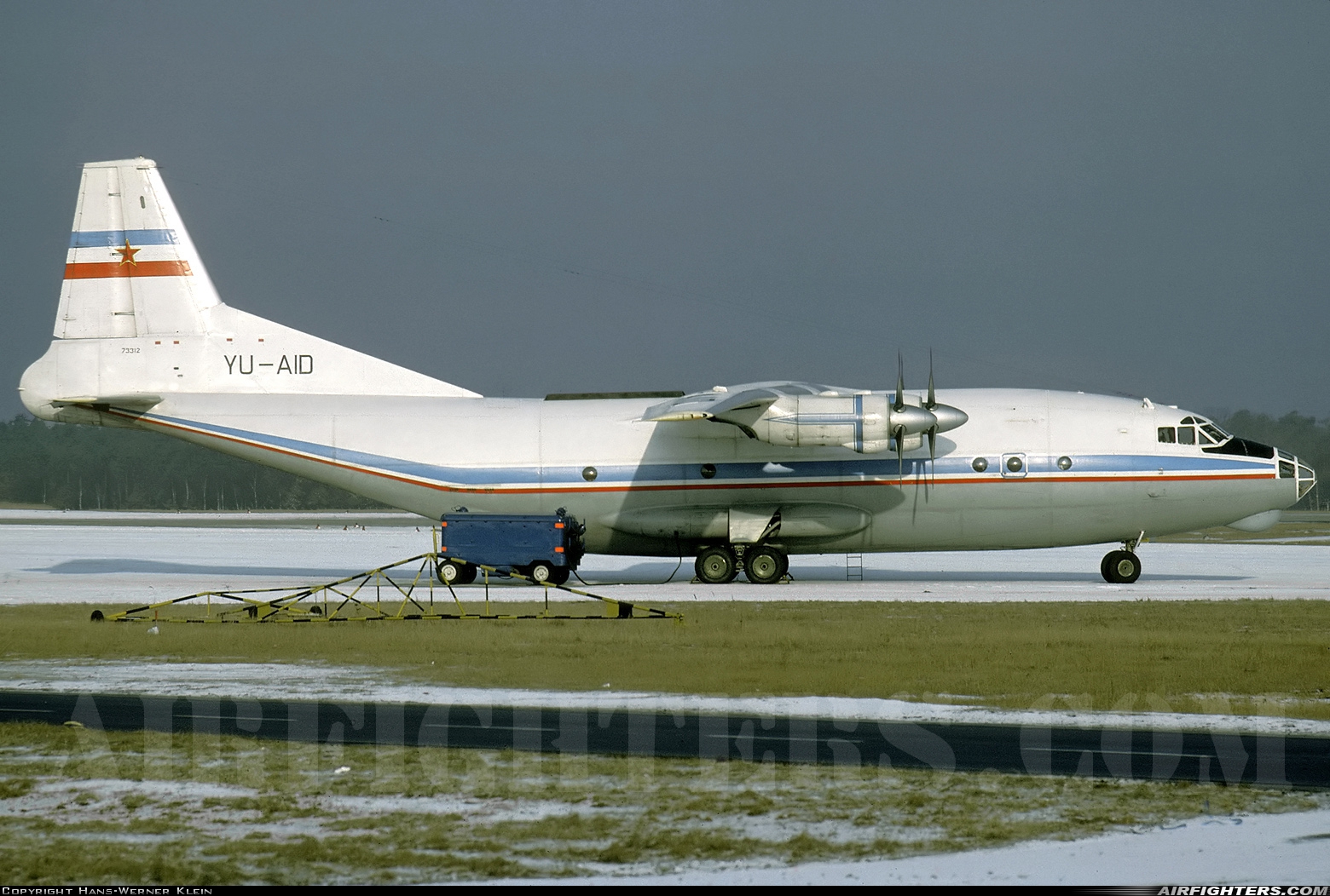 Yugoslavia - Air Force Antonov An-12BP 73312 at Cologne / Bonn (- Konrad Adenauer / Wahn) (CGN / EDDK), Germany