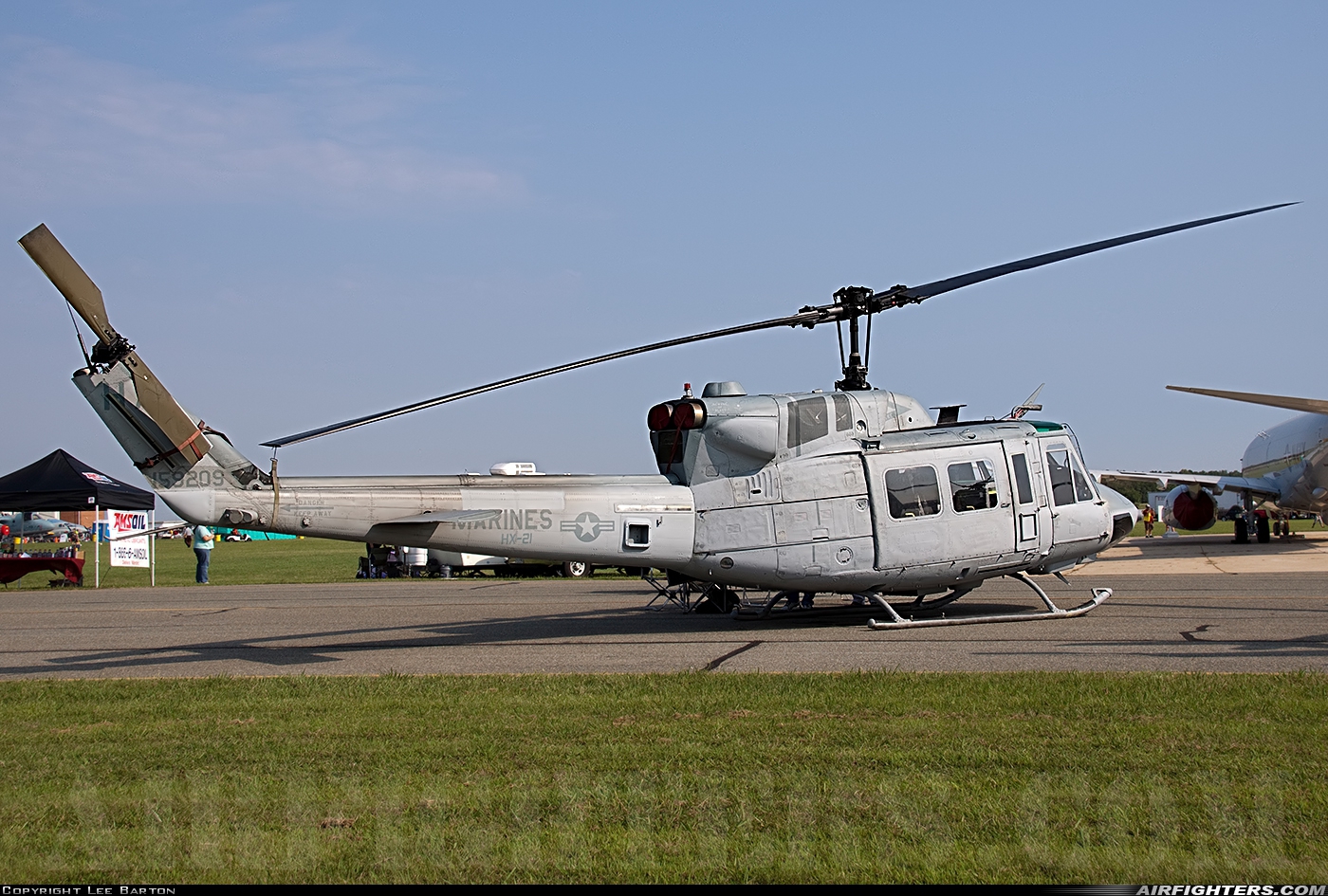 USA - Marines Bell UH-1N Iroquois (212) 159209 at Patuxent River - NAS / Trapnell Field (NHK / KNHK), USA