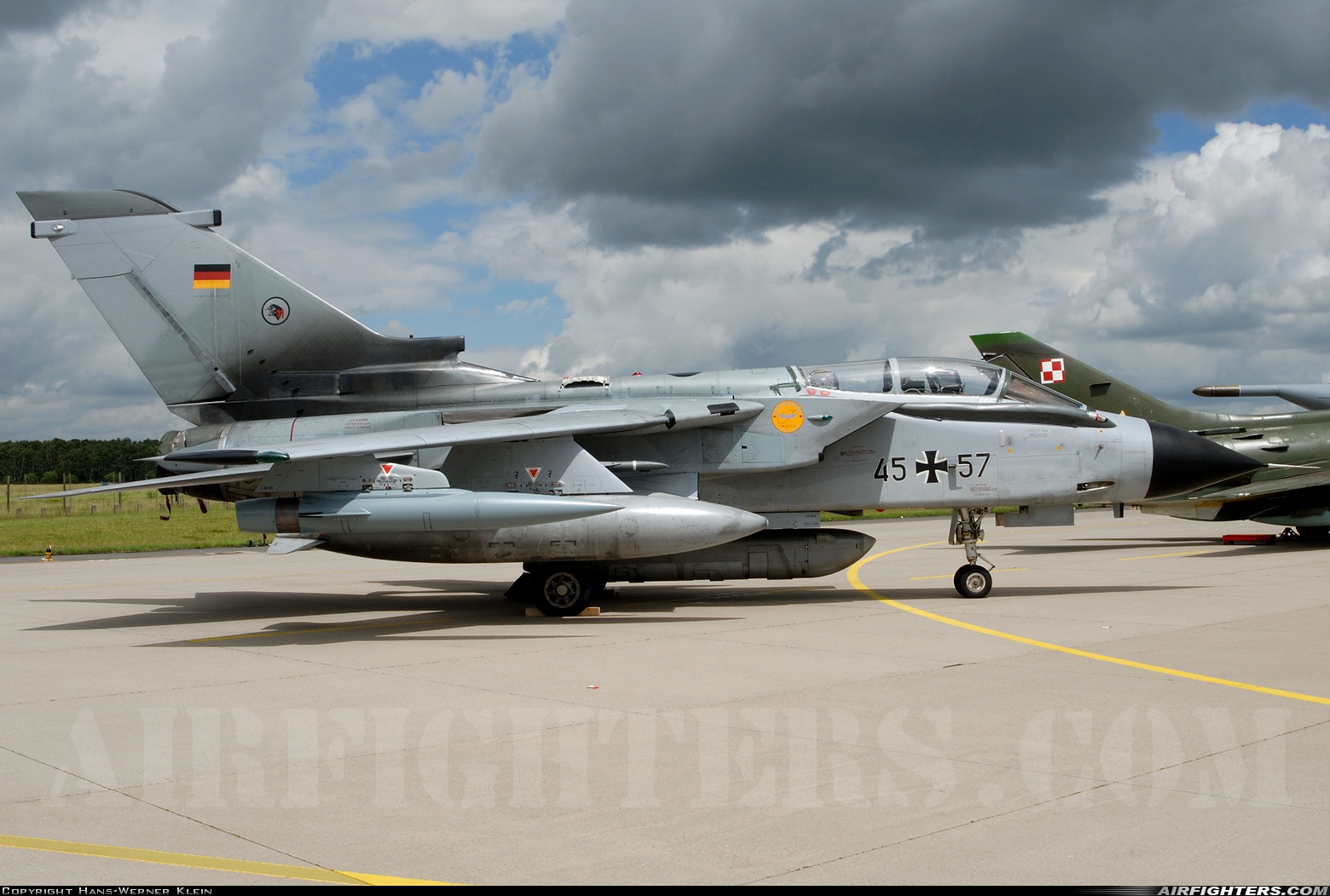 Germany - Air Force Panavia Tornado IDS 45+57 at Geilenkirchen (GKE / ETNG), Germany